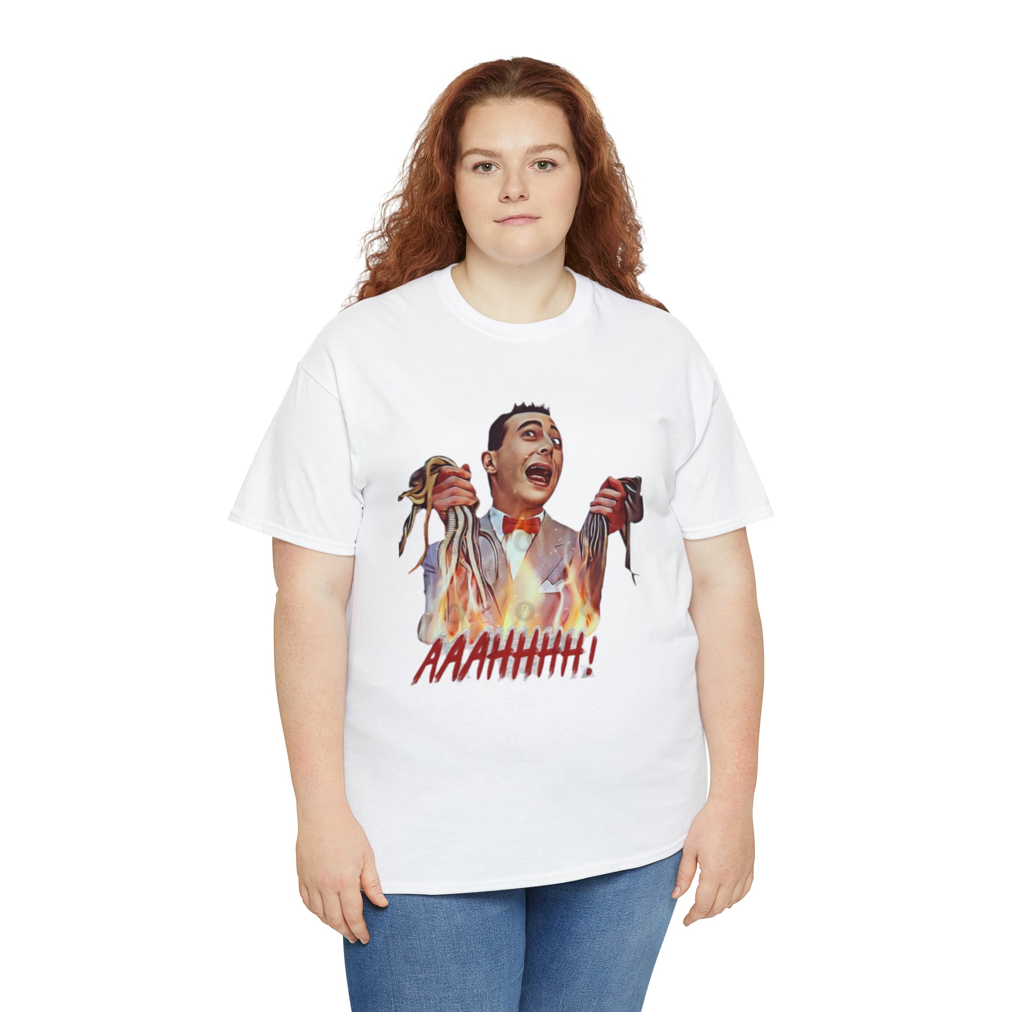 Pee Wee Herman-  Unisex Heavy Cotton T-Shirt - Creations by Chris and Carlos