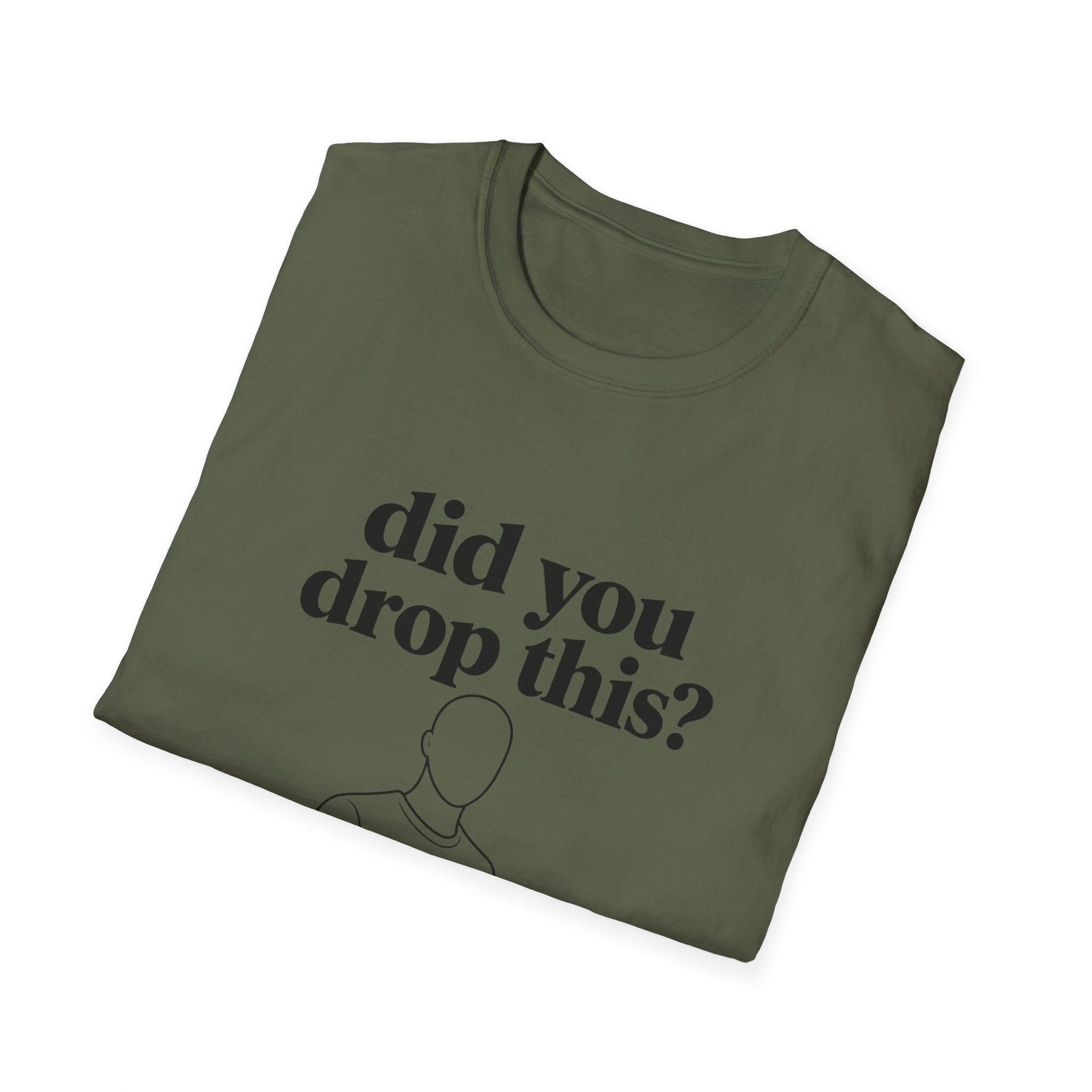 Did You Drop This? T-Shirt — Funny Brain Illustration Tee - Creations by Chris and Carlos