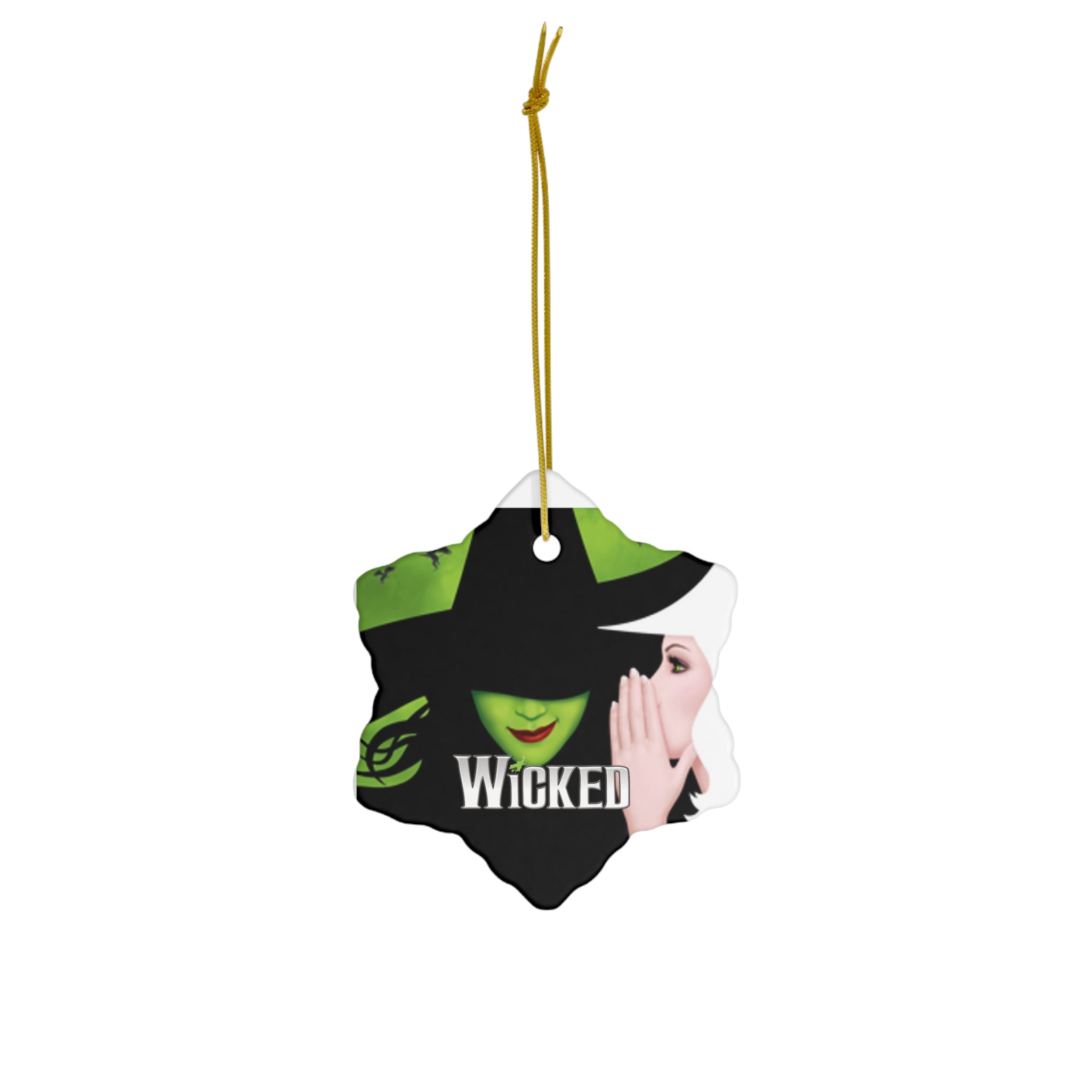 Wicked- Ceramic Ornament, 4 Shapes - Creations by Chris and Carlos