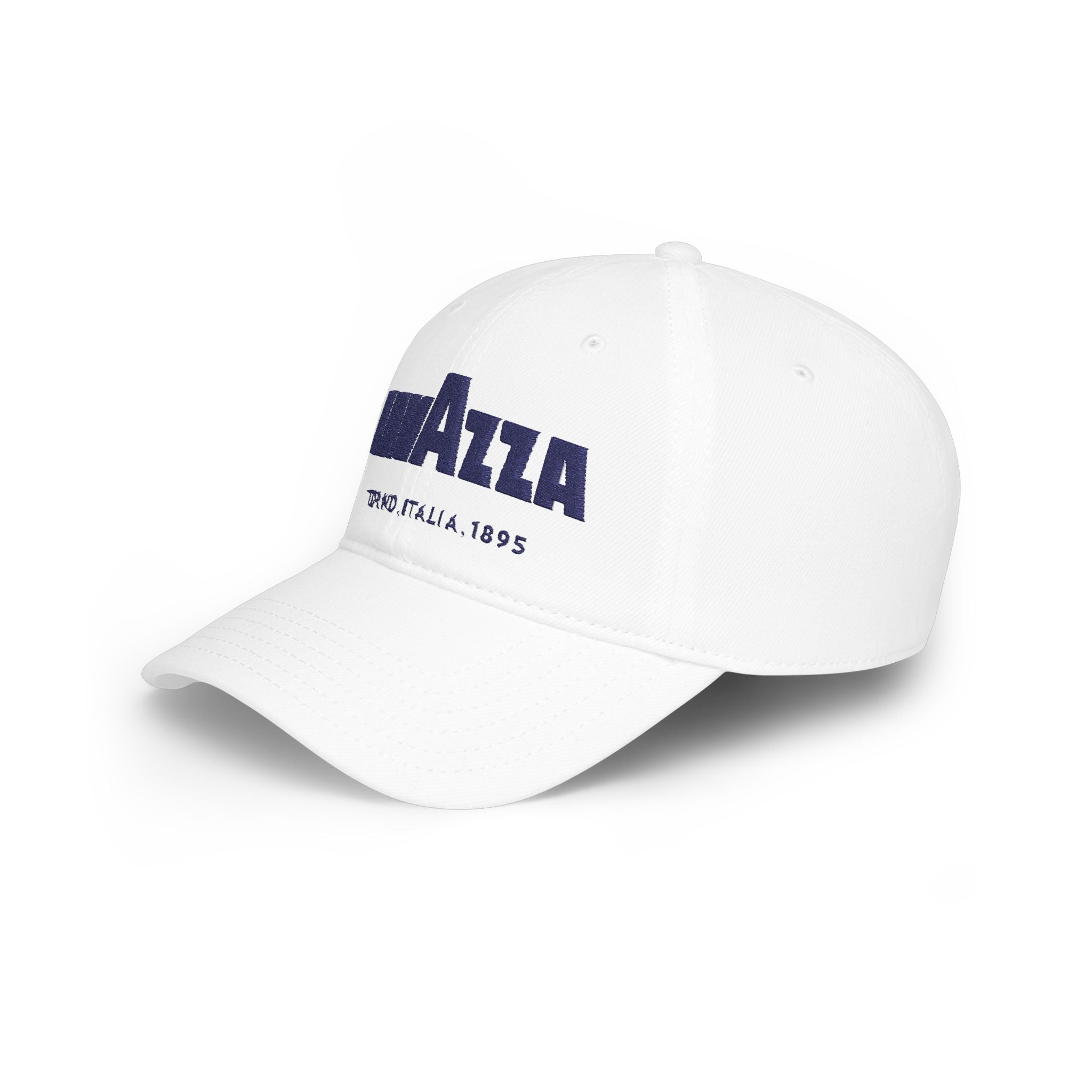 Lavazza Torino 1895 Red Low Profile Baseball Cap — Embroidered Coffee Brand Hat - Creations by Chris and Carlos