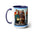 Programa de televisión de los años 80 de Nest vacío: tazas de café de dos tonos, 15 oz