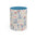 Floral Blue Chinoiserie Accent Coffee Mug — Pink Interior 11/15oz