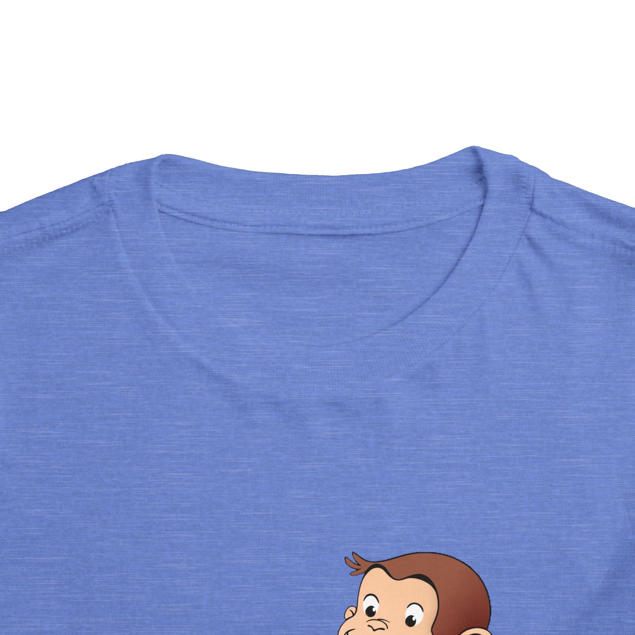 Curious Monkey Toddler Tee – Cute Banana Graphic Short Sleeve Shirt - Creations by Chris and Carlos