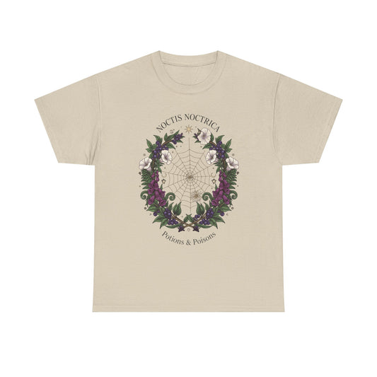 Floral Dreamcatcher Tee — "Noctis Noctraq" Protection & Purification T-Shirt - Creations by Chris and Carlos