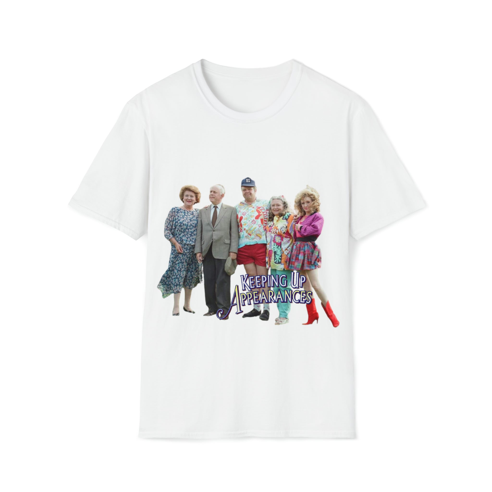 Keeping Up Appearances 90's TV Show- Unisex Softstyle T-Shirt - Creations by Chris and Carlos