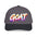 GOAT graffiti mid profile baseball cap | bold street art text