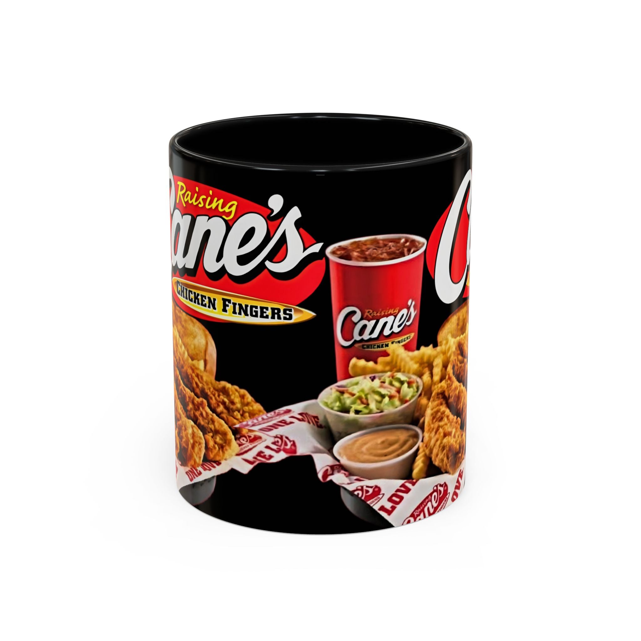 Raising Cane's Logo Coffee Mug – Chicken Fingers Fan Cup (11/15oz) - Creations by Chris and Carlos