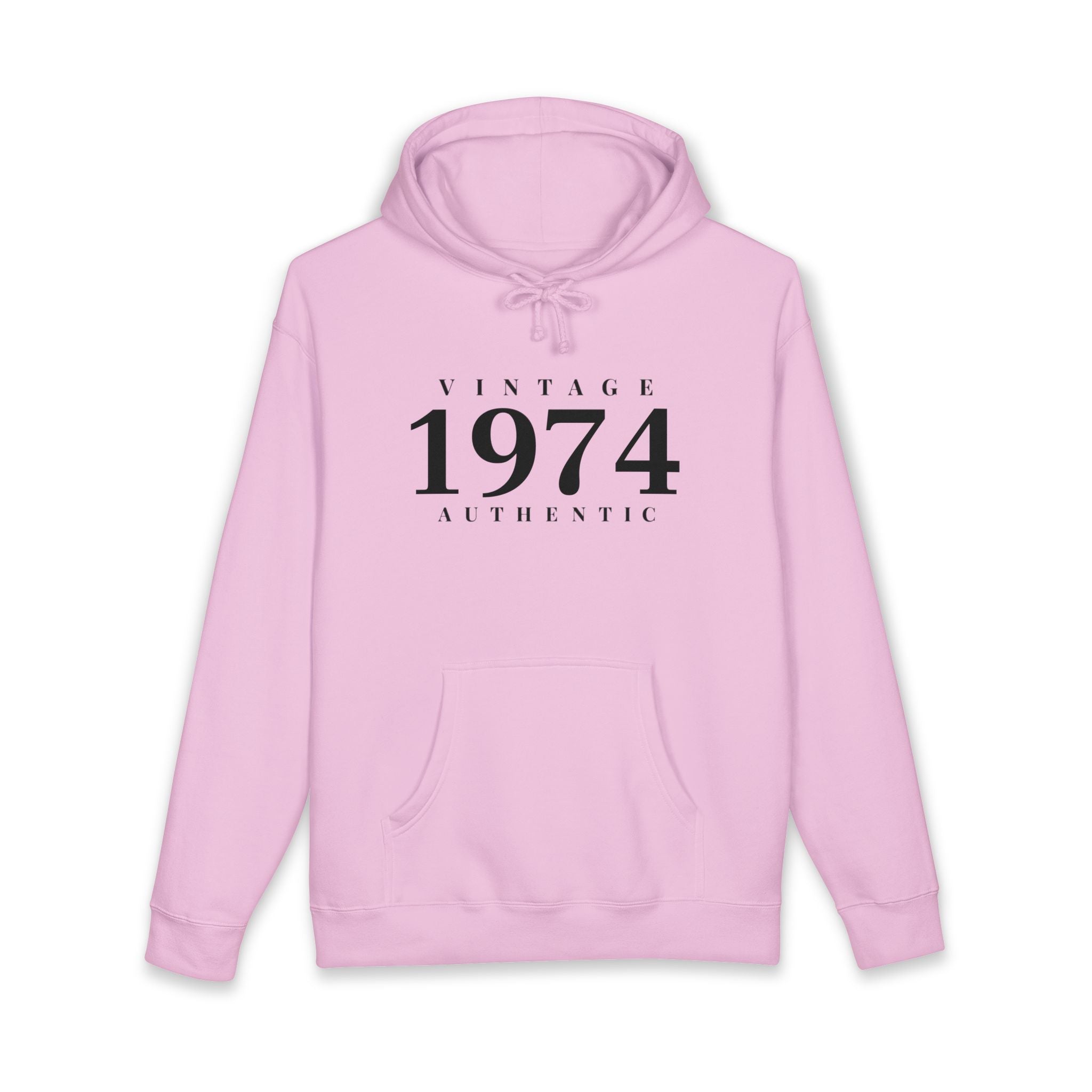 1974 Vintage Hoodie Authentic 1974 Birthday Pullover- Personalize - Creations by Chris and Carlos