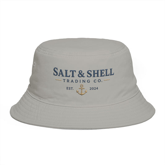 Salt & Shell Trading Co. Bucket Hat — Nautical Anchor Summer Beach Hat - Creations by Chris and Carlos