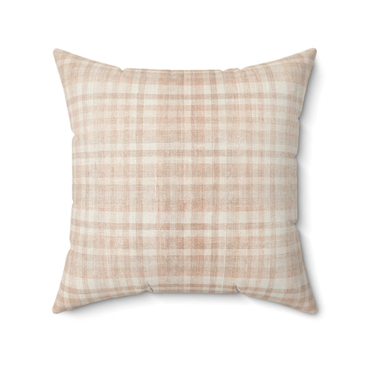 Old Soul Harvest™ Heirloom Plaid Throw Pillow - Throw Pillow from Old Soul Harvest Campfire Circle