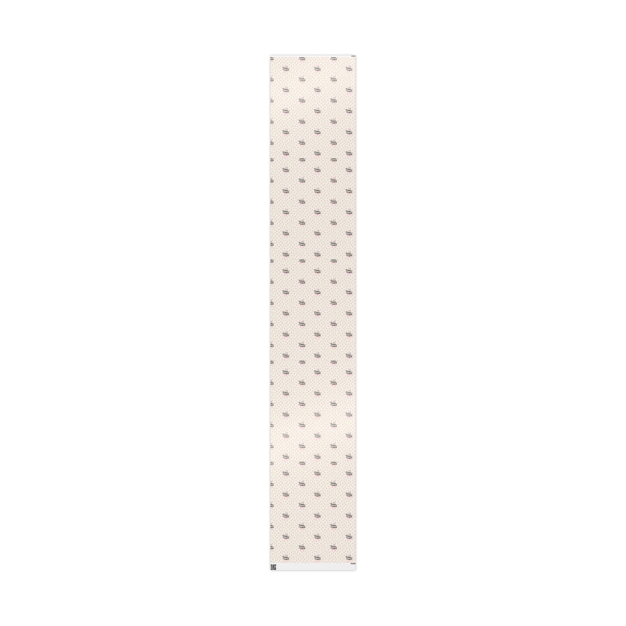 Easter Floral Mini Rose Wrapping Paper Roll — Pink Rosebud Gift Wrap - Creations by Chris and Carlos