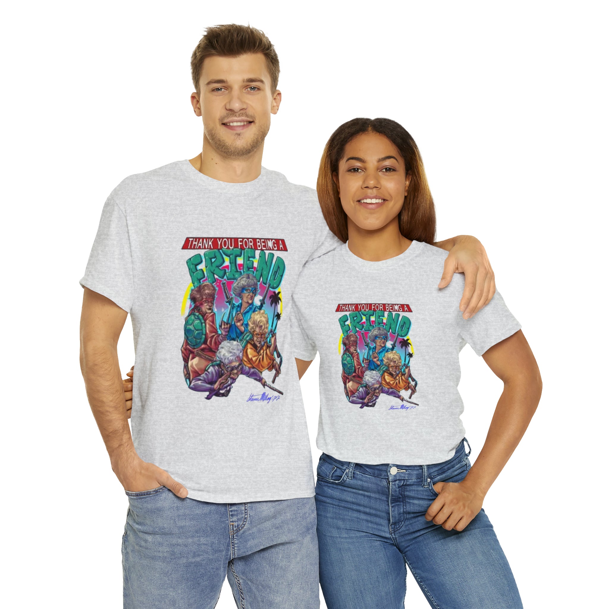 The T-Shirtnage Mutant Ninja Turtles- Unisex Heavy Cotton T-Shirt - Creations by Chris and Carlos