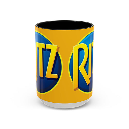 Ritz Logo Accent Coffee Mug — Branded Snack Lover Gift (11/15oz) - Creations by Chris and Carlos