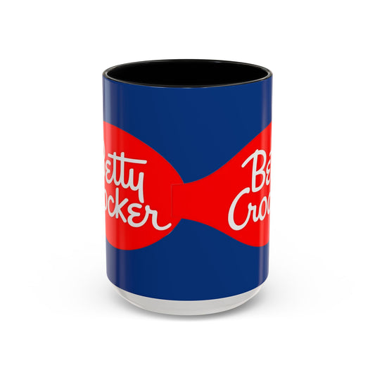 Betty Crocker Logo Accent Coffee Mug — Retro Baking Kitchen Gift (11/15oz) - Creations by Chris and Carlos