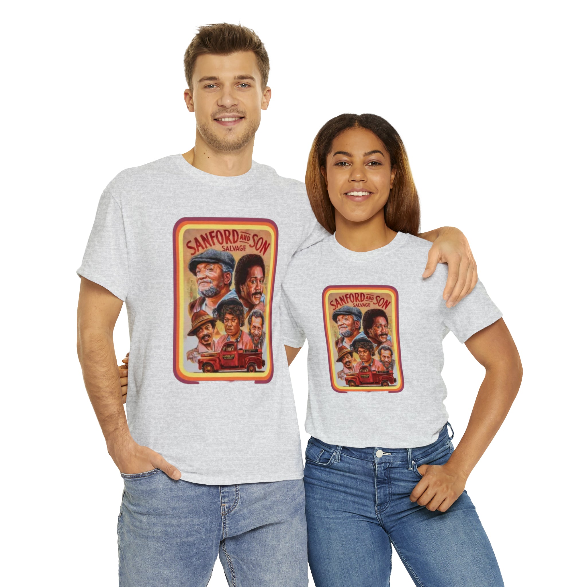 Sandford and Son 70's TV Show- Unisex Heavy Cotton T-Shirt - Creations by Chris and Carlos