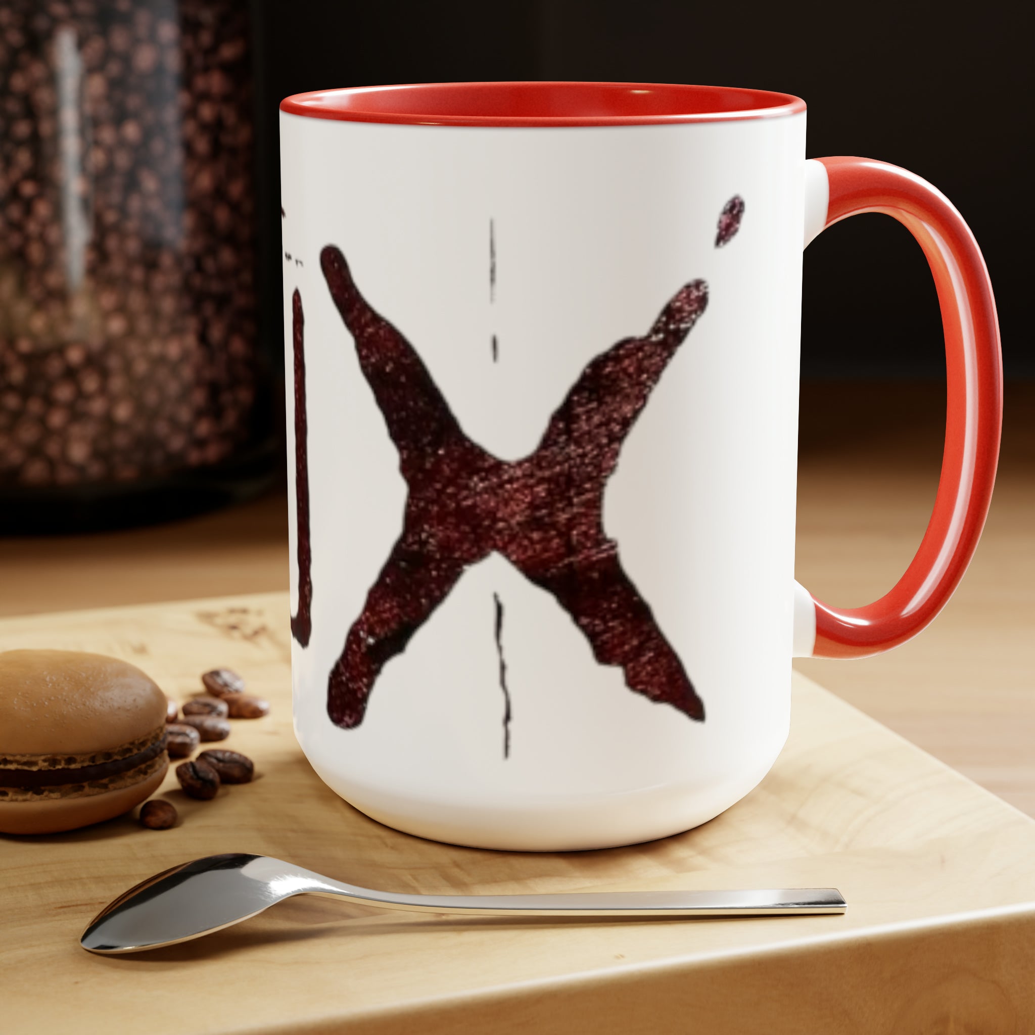 Saw X Movie-  Two-Tone Coffee Mugs, 15oz - Creations by Chris and Carlos