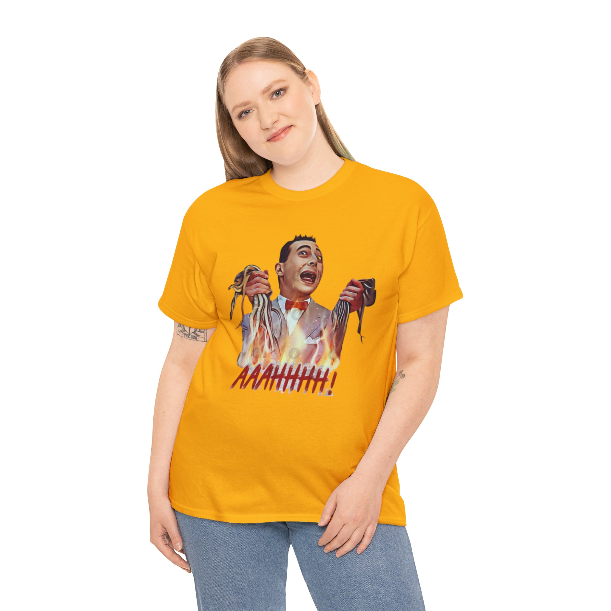 Pee Wee Herman-  Unisex Heavy Cotton T-Shirt - Creations by Chris and Carlos
