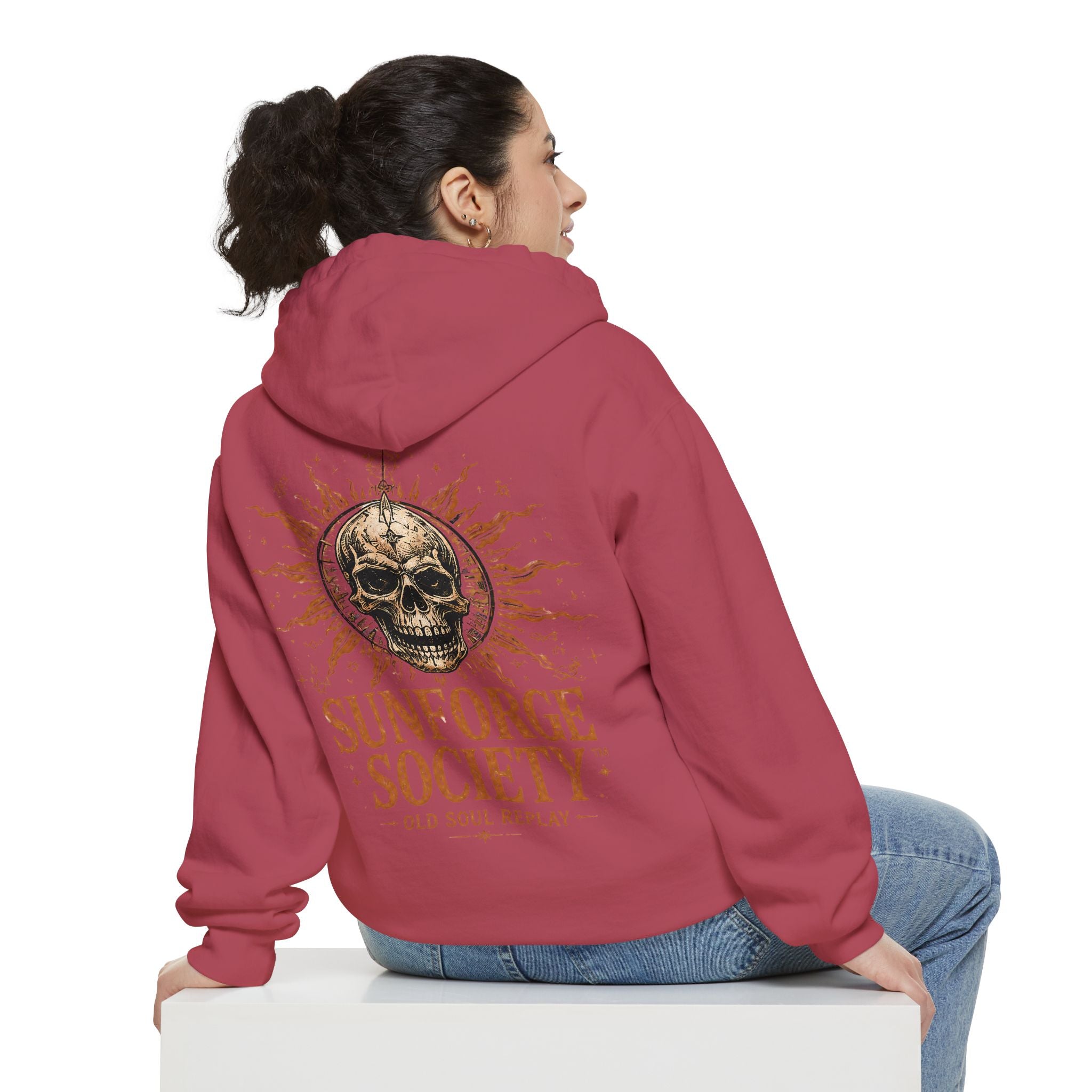 Sun Forge Steampunk Garment-Dyed Hoodie - Creations by Chris and Carlos