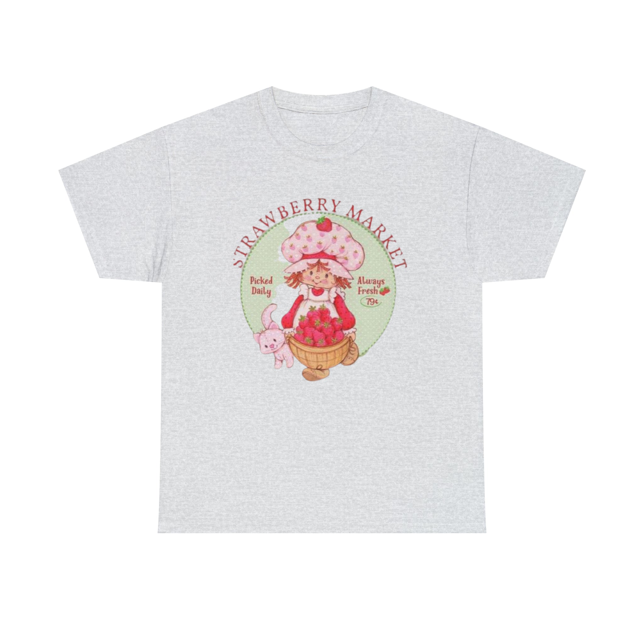 Strawberry Shortcake-  Unisex Heavy Cotton T-Shirt - Creations by Chris and Carlos