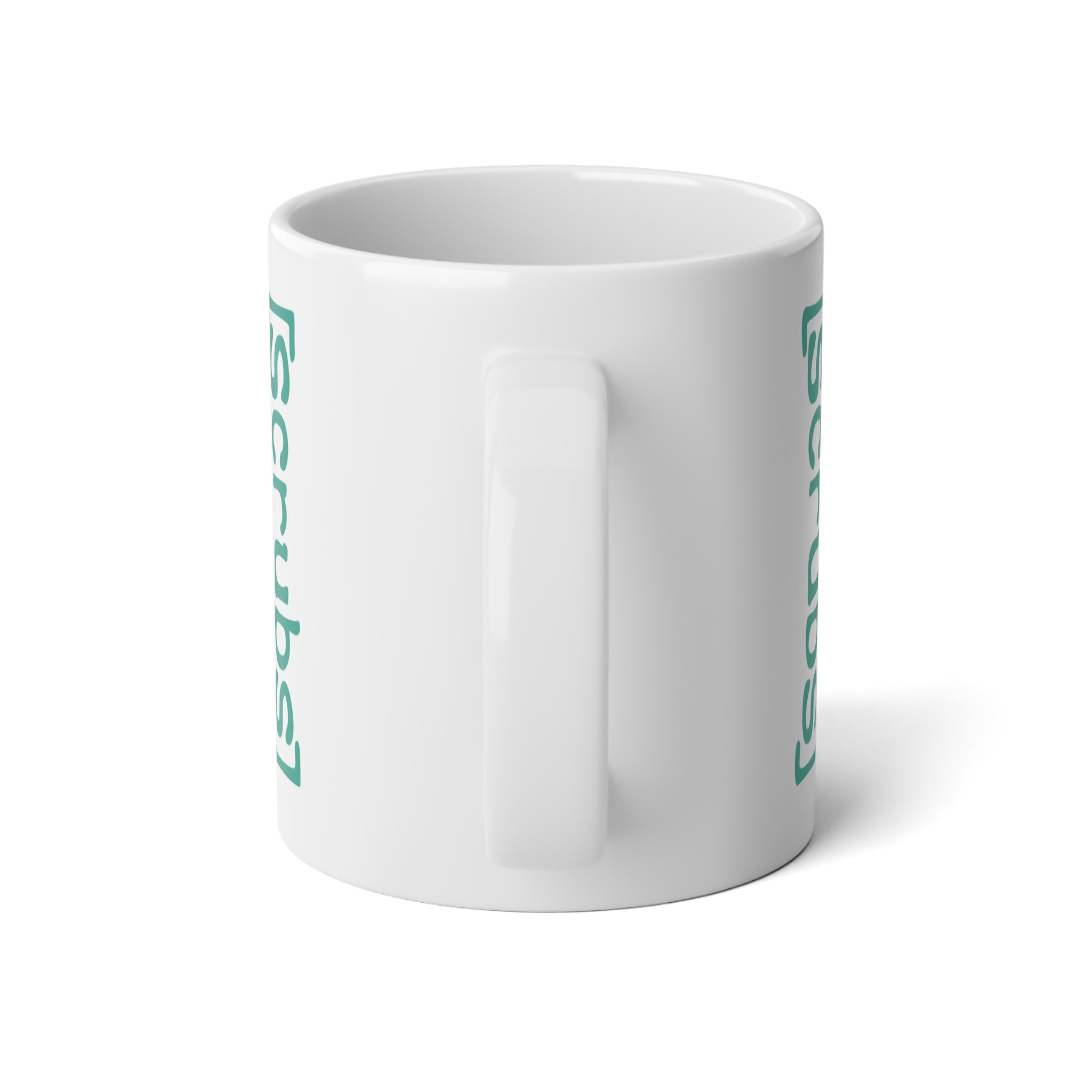 Scrubs Vertical Logo Jumbo Mug — 20oz Medical Coffee Cup for Nurses & Healthcare Workers - Creations by Chris and Carlos