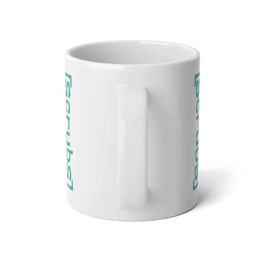 Scrubs Vertical Logo Jumbo Mug — 20oz Medical Coffee Cup for Nurses & Healthcare Workers - Creations by Chris and Carlos
