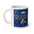 20oz Political Quote Jumbo Mug — "Moments in Real Time" Blue Novelty Coffee Cup - Creations by Chris and Carlos