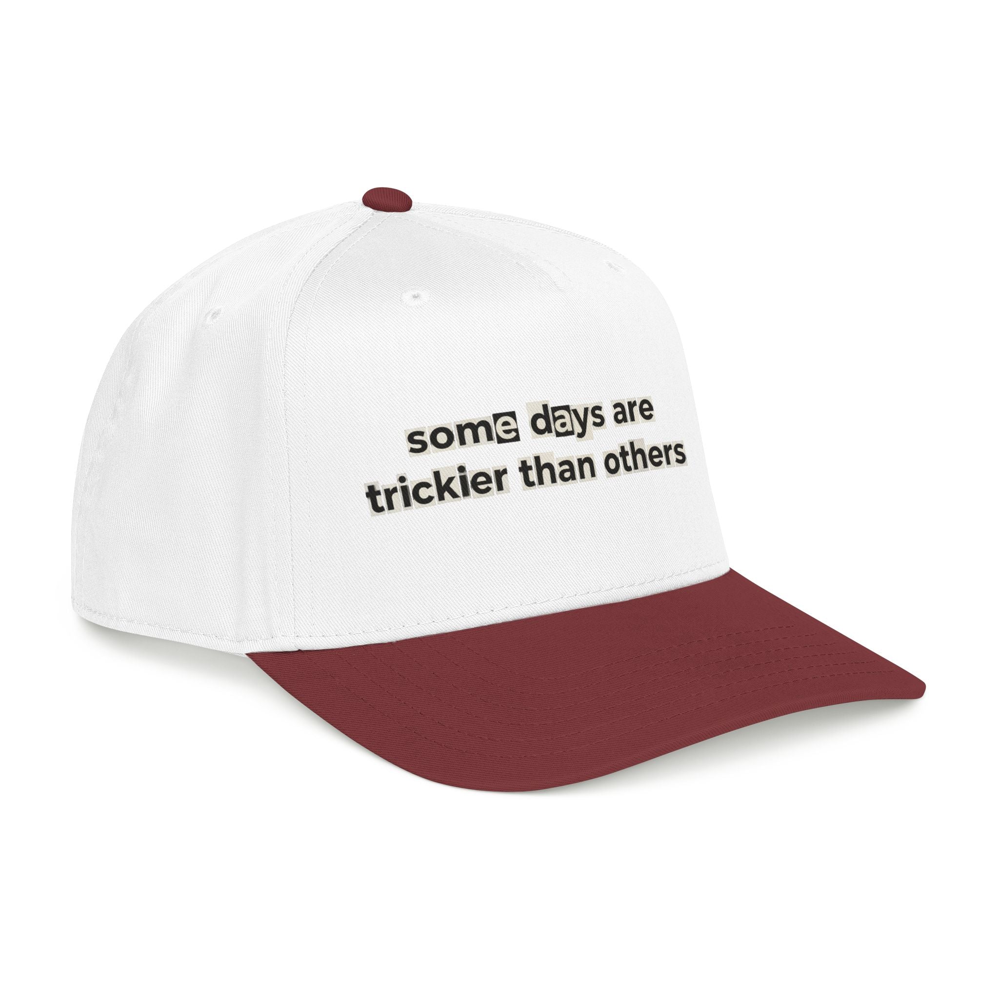 Baseball Cap — "Some Days Are Trickier Than Others" Patch - Creations by Chris and Carlos