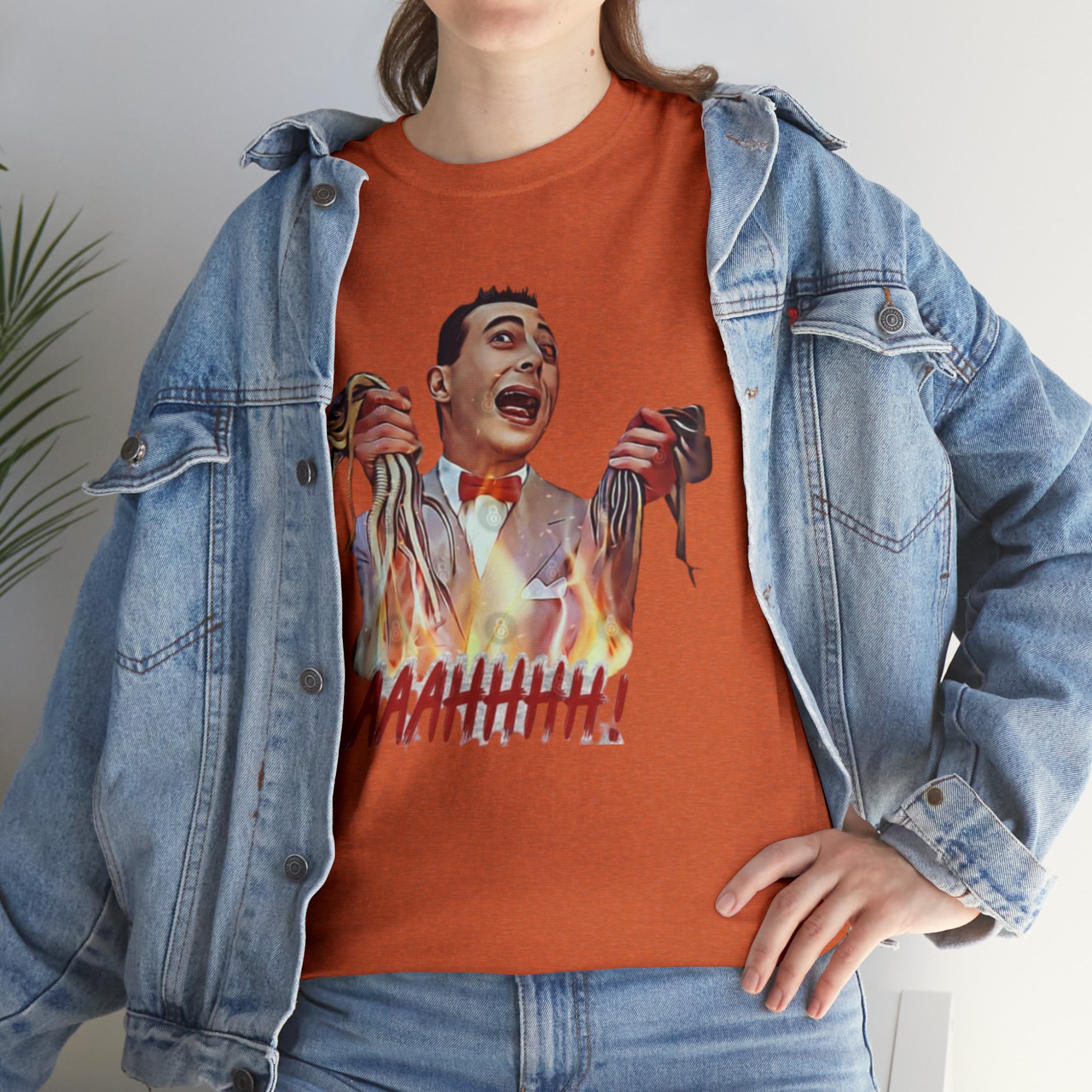 Pee Wee Herman-  Unisex Heavy Cotton T-Shirt - Creations by Chris and Carlos