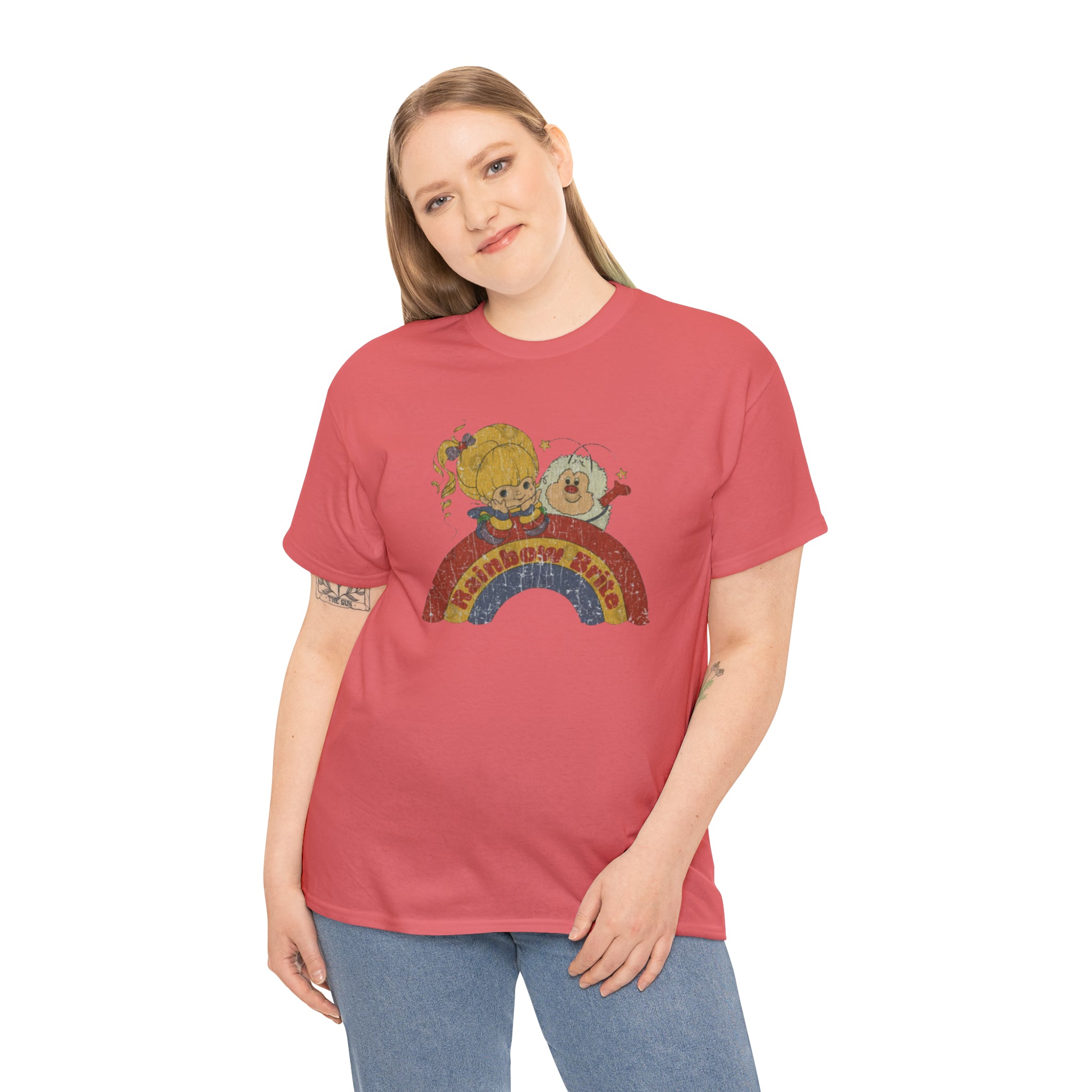 Rainbow Bright- Unisex Heavy Cotton T-Shirt - Creations by Chris and Carlos