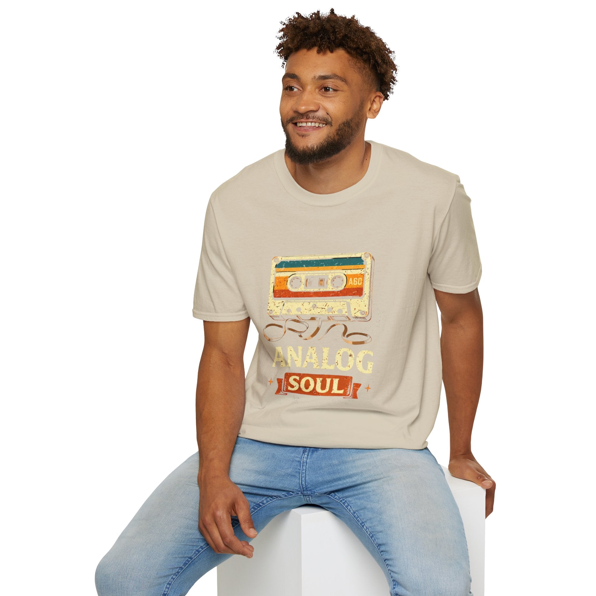 Analog Soul Cassette T-Shirt — Retro Music Vintage Tape Tee - Creations by Chris and Carlos