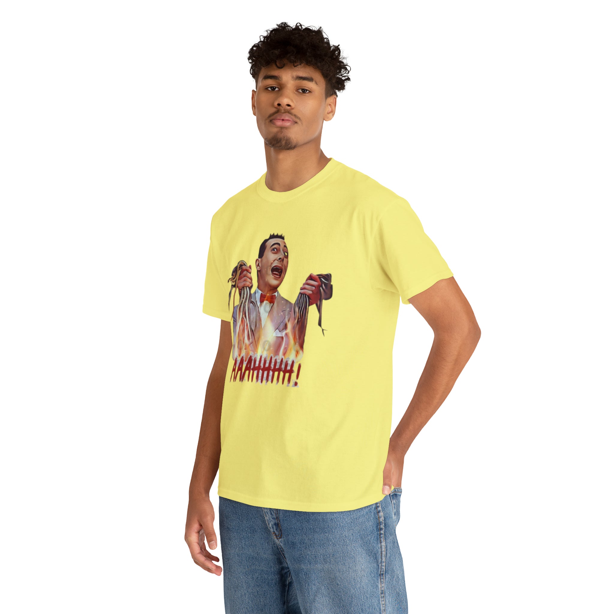 Pee Wee Herman-  Unisex Heavy Cotton T-Shirt - Creations by Chris and Carlos