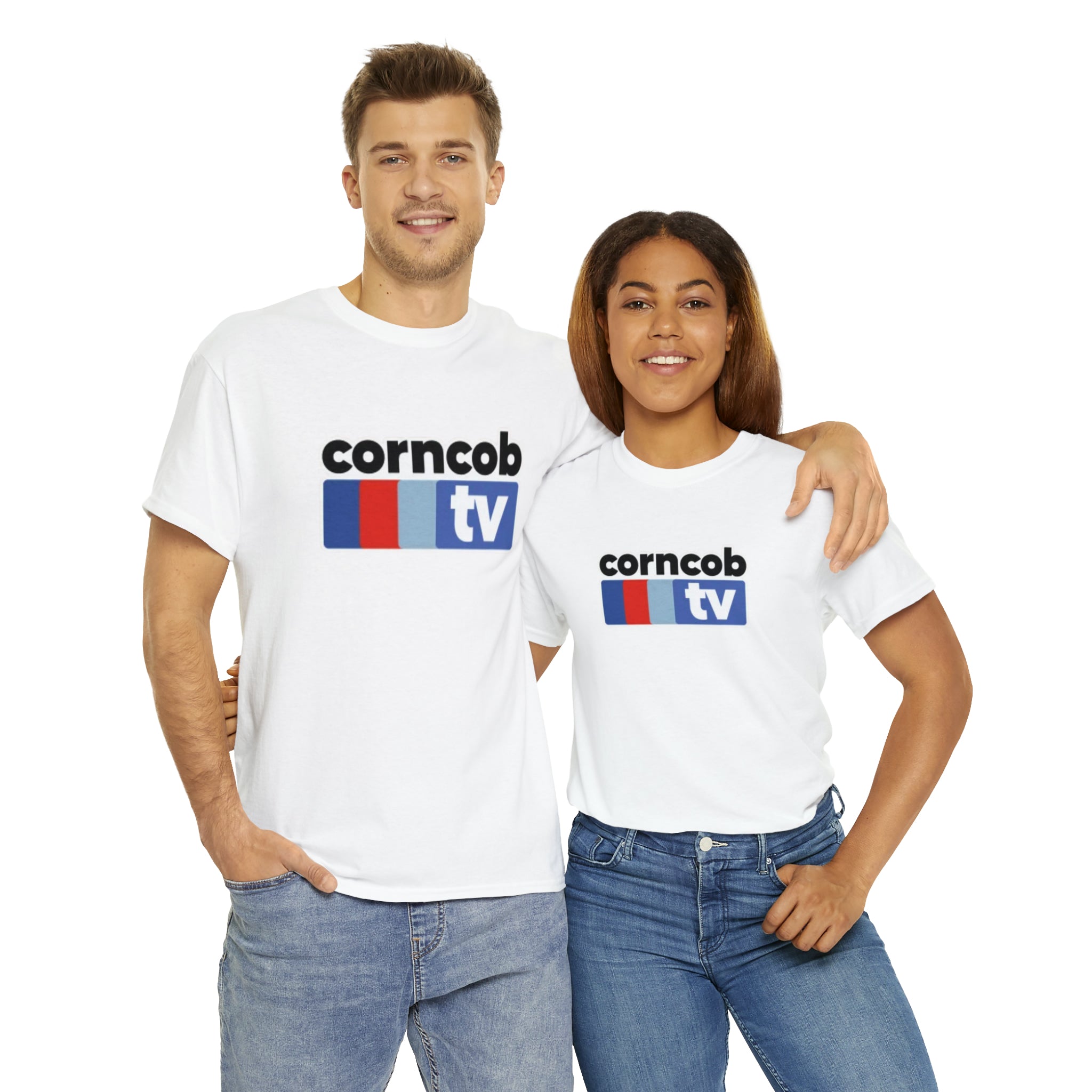 Corncob Tv- Unisex Heavy Cotton T-Shirt - Creations by Chris and Carlos