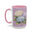 Hydrangea Floral Mug — Purple Ceramic Coffee Tea Cup (11oz & 15oz)