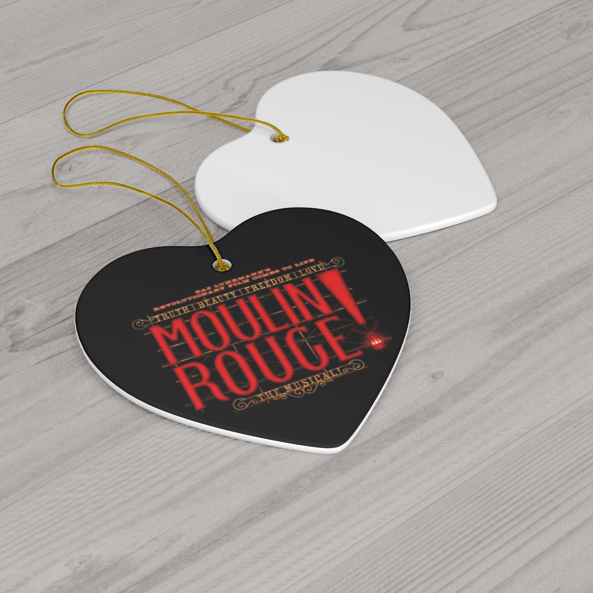 Moulin Rouge- Ceramic Ornament, 4 Shapes - Creations by Chris and Carlos