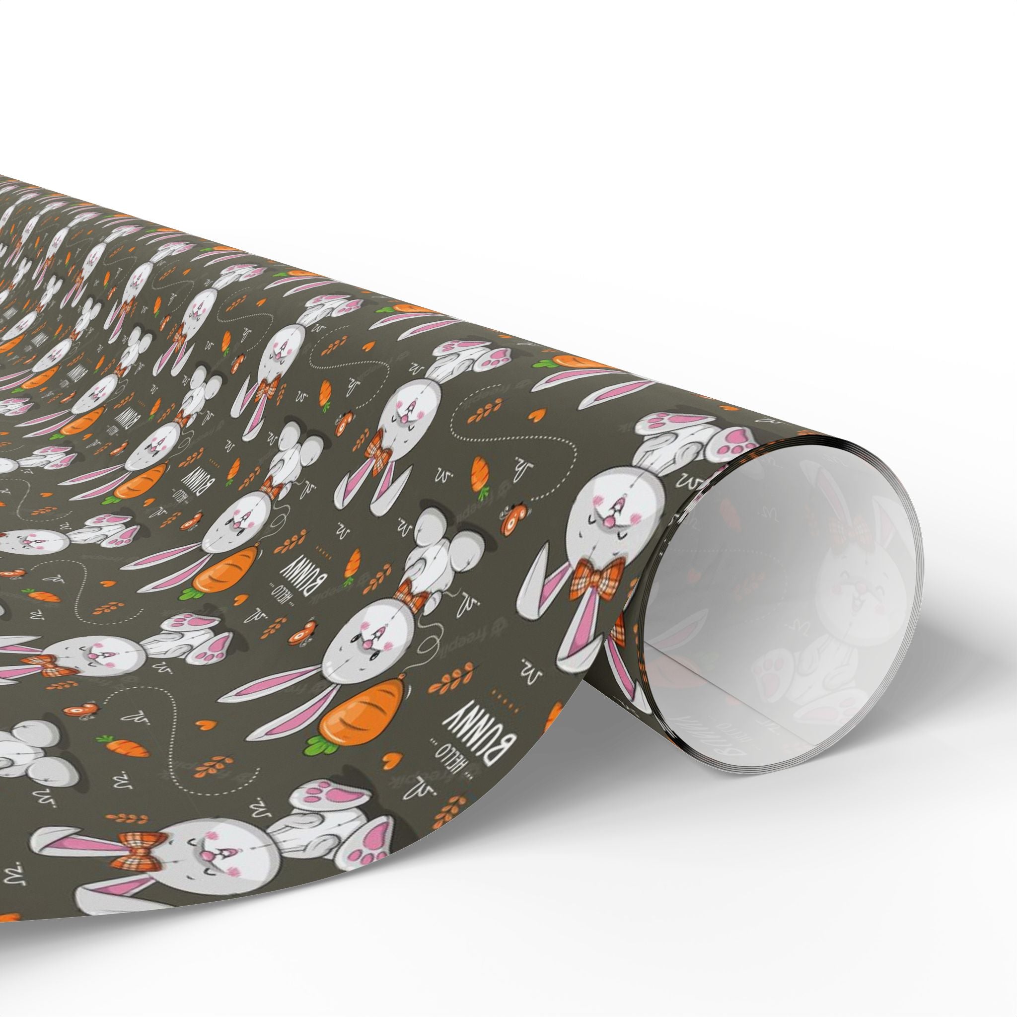 Bunny Pattern Wrapping Paper Roll — Cute Easter Gift Wrap - Creations by Chris and Carlos