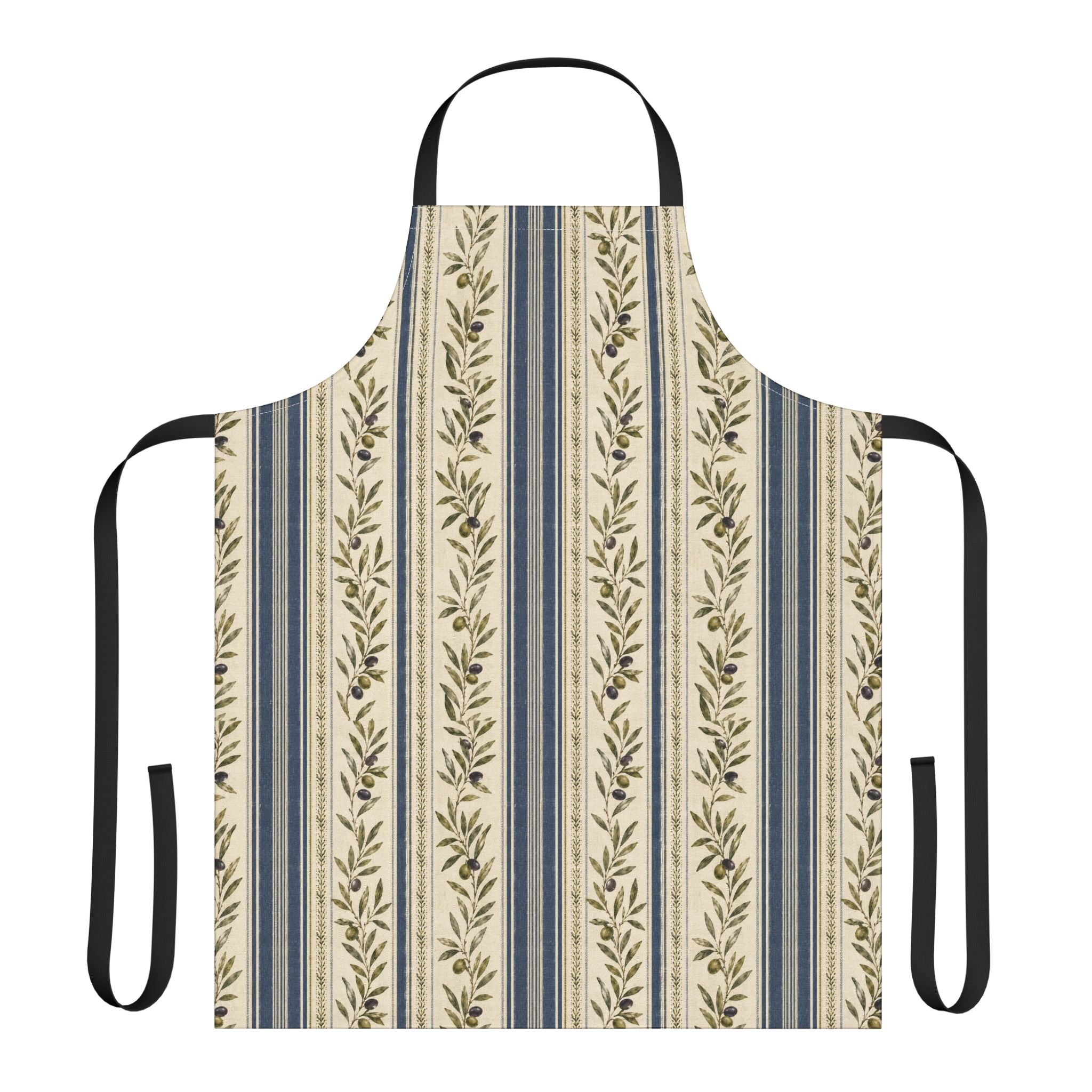 Rustic Olive Branch Stripe Apron - Creations by Chris and Carlos