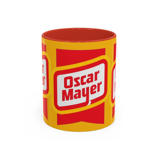 Accent Mug — Retro Oscar Mayer Logo Coffee Cup (11/15 oz) - Creations by Chris and Carlos