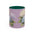 Hydrangea Floral Mug — Purple Ceramic Coffee Tea Cup (11oz & 15oz)