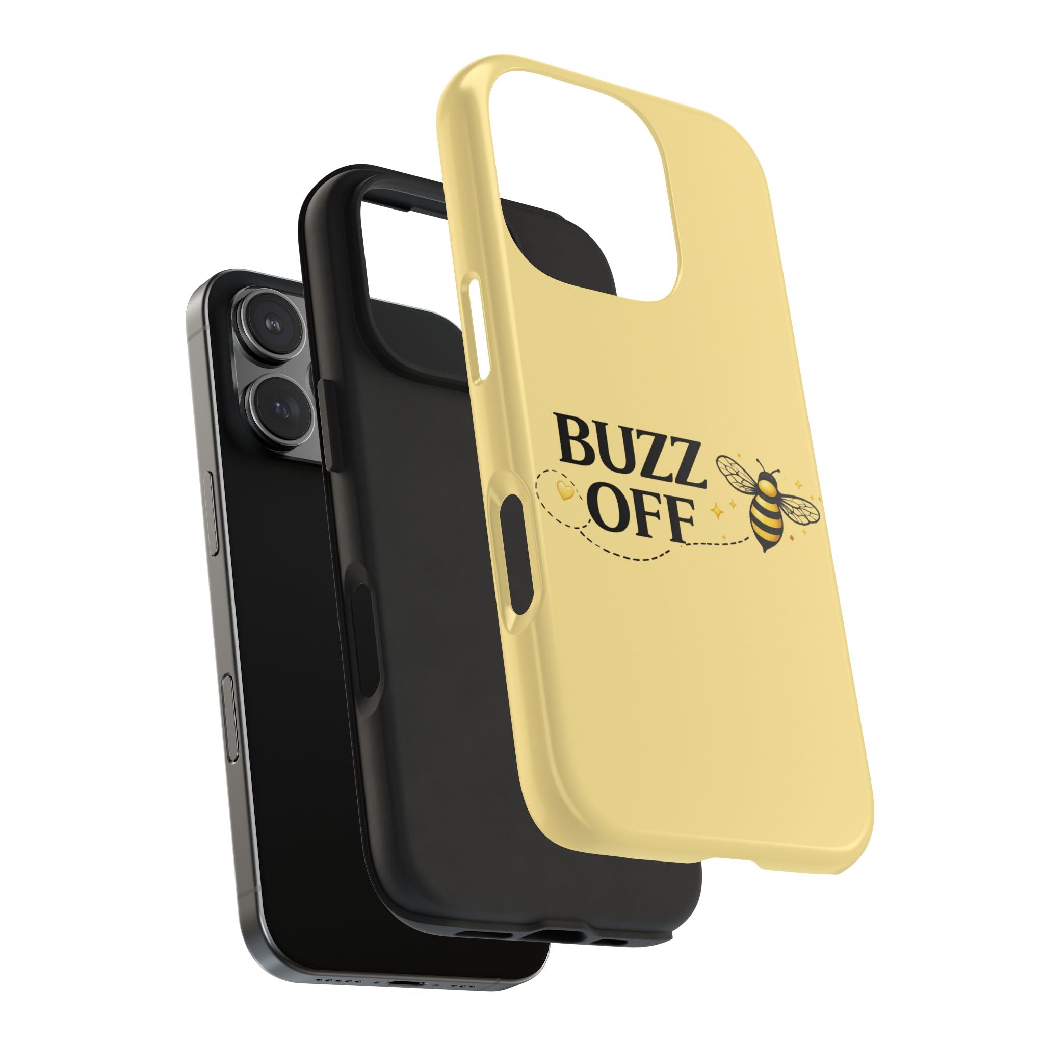 Buzz Off Bee Happy Always Phone Case - Creations by Chris and Carlos