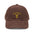 Yellowstone Embroidered Corduroy Cap — Vintage Rust Baseball Hat - Creations by Chris and Carlos