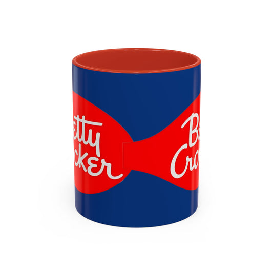 Betty Crocker Logo Accent Coffee Mug — Retro Baking Kitchen Gift (11/15oz) - Creations by Chris and Carlos