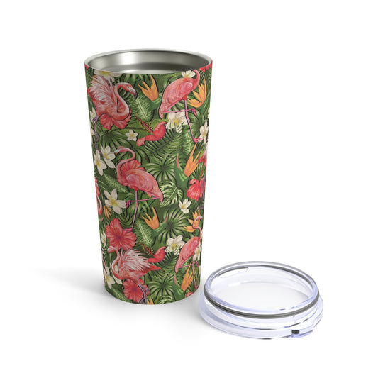 Flamingos- Tumbler 20oz - Creations by Chris and Carlos