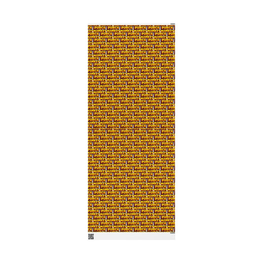 Wrapping Paper — Bold Comic “Punch the Monkey” Retro Pop Art Gift Wrap - Creations by Chris and Carlos
