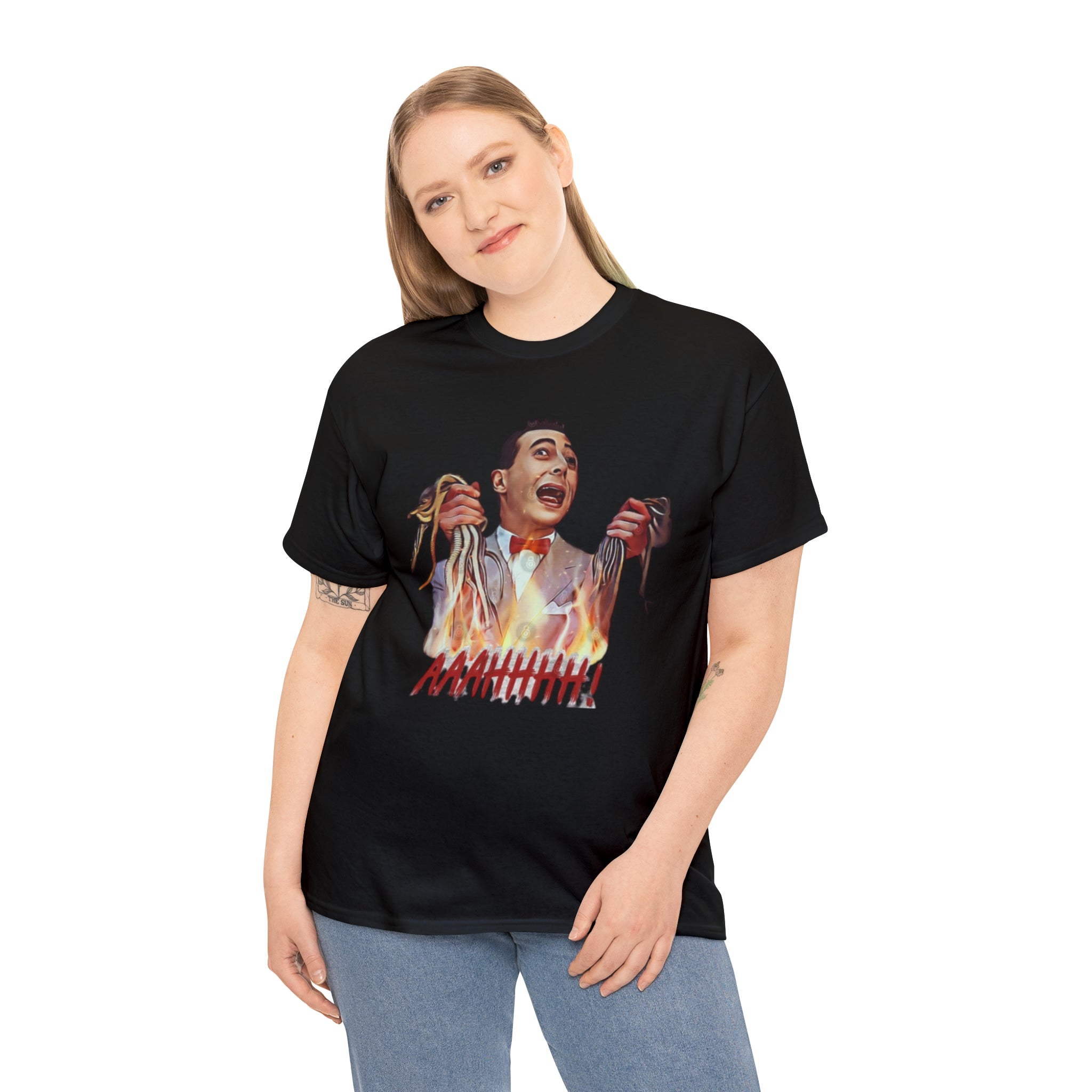 Pee Wee Herman-  Unisex Heavy Cotton T-Shirt - Creations by Chris and Carlos