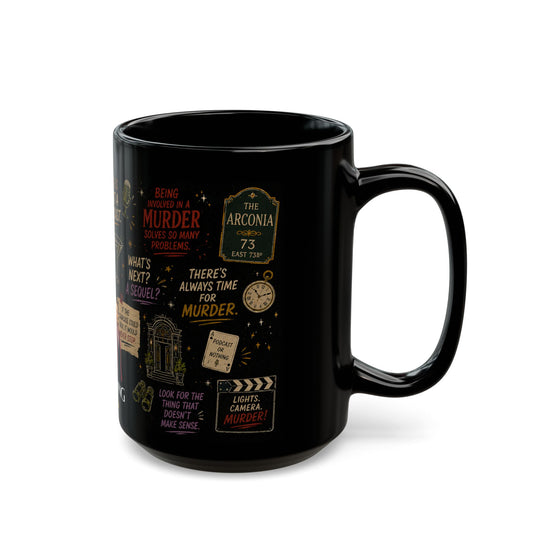 Only Murders in the Building Quote Mug — TV Fan Ceramic Coffee Cup - Creations by Chris and Carlos