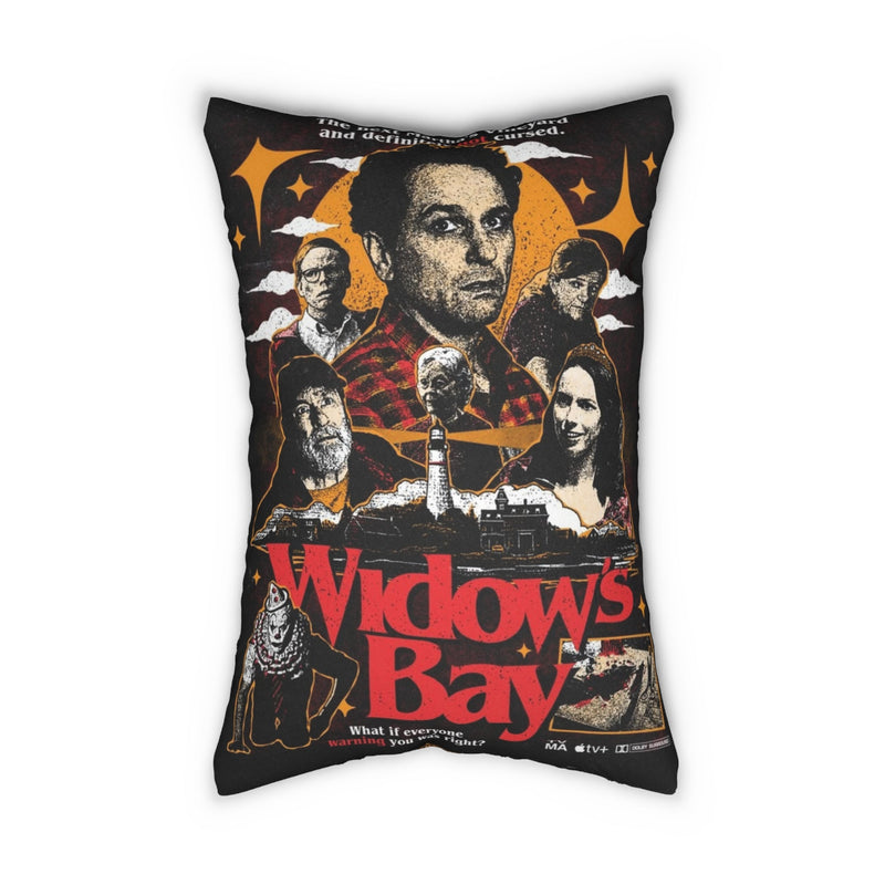 Widows Bay Horror Movie Lumbar Pillow — Vintage Retro Poster Decorative Cushion