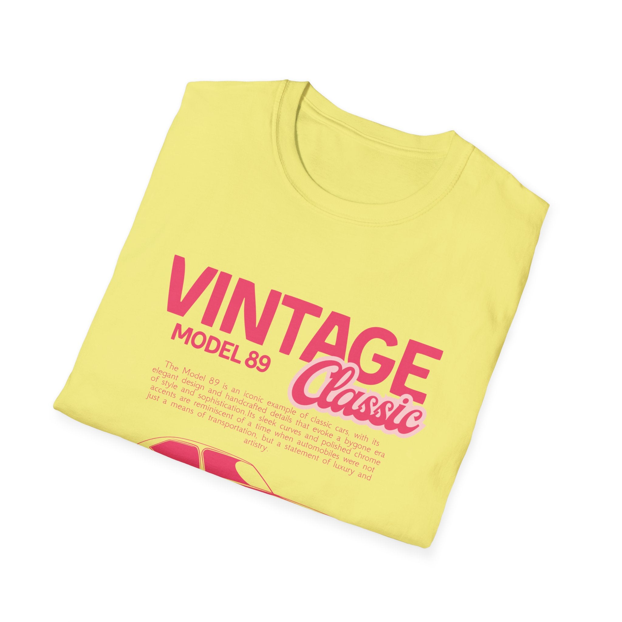 Vintage Classic Car T-Shirt — Retro Muscle Car Graphic Tee - Creations by Chris and Carlos
