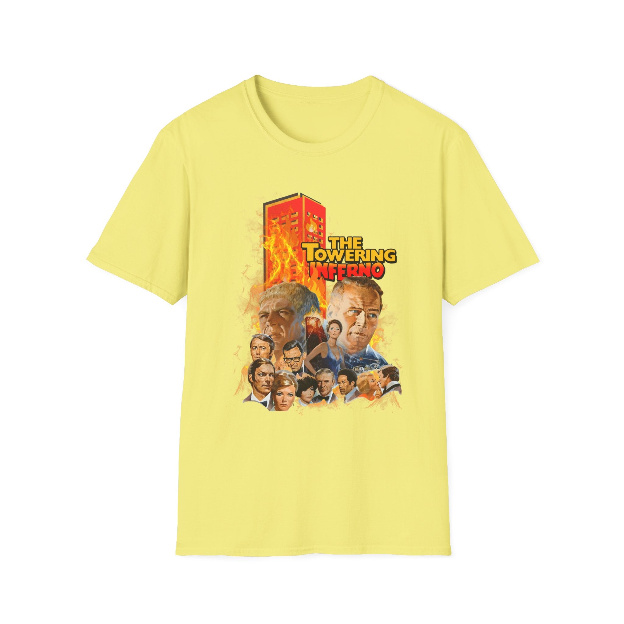 T-Shirt - The Towering Inferno Vintage Movie Poster Tee - Creations by Chris and Carlos