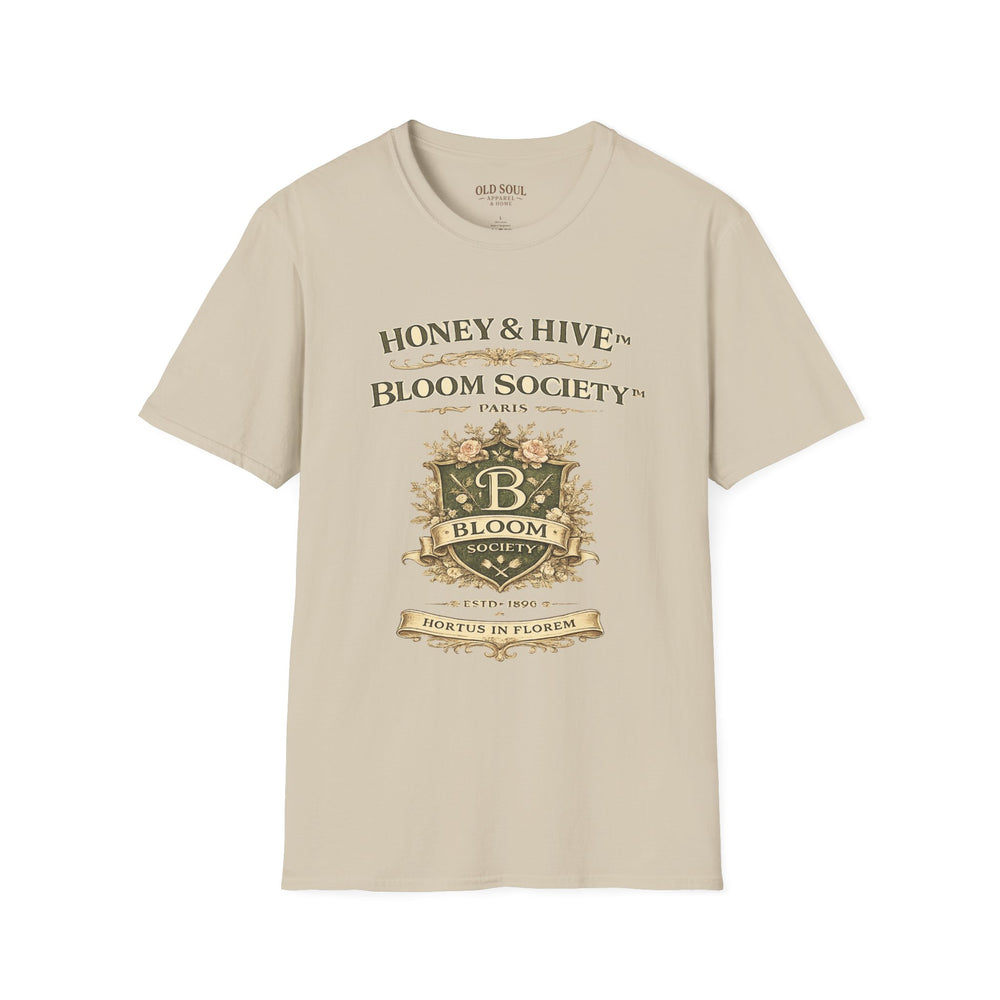 Bloom Society T‑Shirt — Honey & Hive Floral Vintage Graphic Tee
