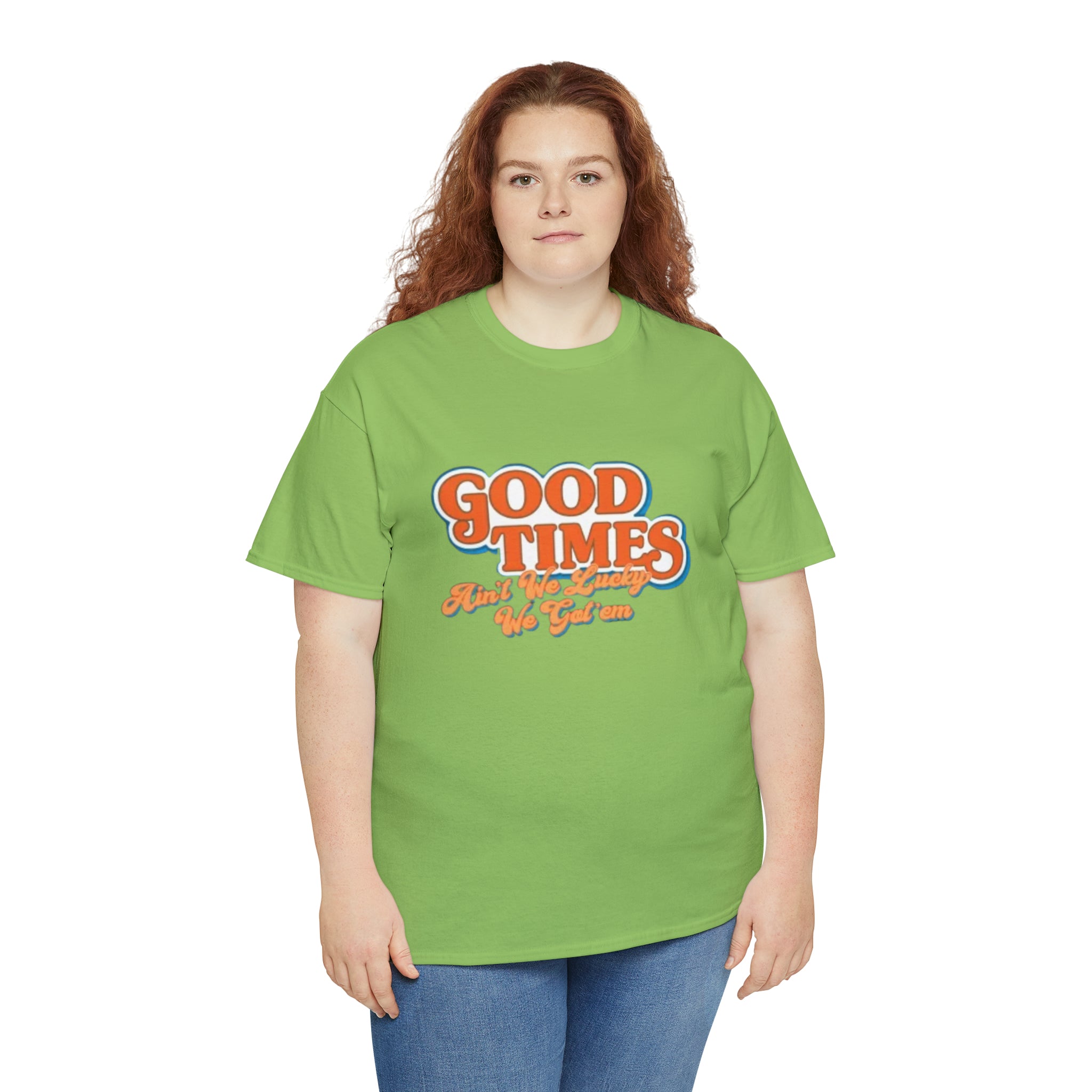 Good Times 70's TV Show- Unisex Heavy Cotton T-Shirt - Creations by Chris and Carlos